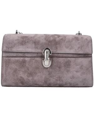 SAVETTE Clutch “Symmetry Chain” - Grey