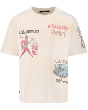 Amiri "Sinners" Logo T-Shirt - White