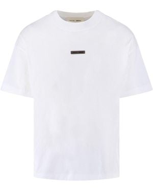 Fear Of God T- Shirt Logo "Essentials" - Bianco
