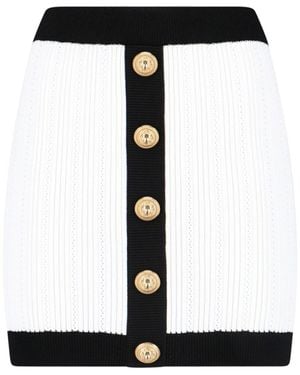 Balmain Skirts Viscose - Black