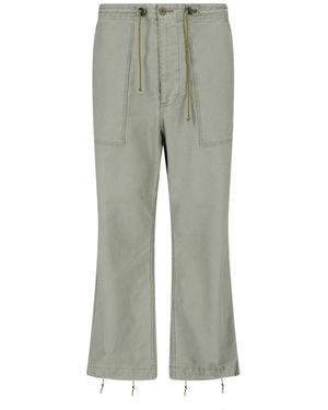 Needles Straight Trousers "String Fatigue" - Grey
