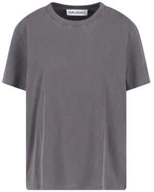 Our Legacy T-Shirts And Polos Cotton - Grey