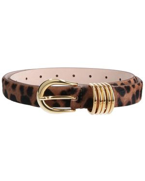 DEHANCHE Animalier Belt "Hollyhock" - White