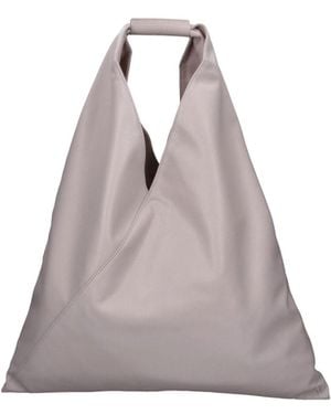 MM6 by Maison Margiela Medium Tote Bag "Japanese" - Grey