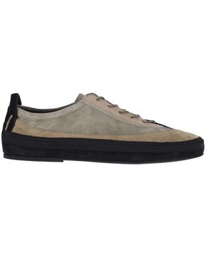 RANRA "Heitt" Suede Trainers - Black