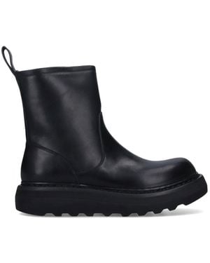 Premiata Platform Ankle Boots - Black