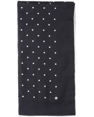 Destin Polka Dot Scarf - Black