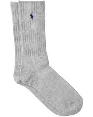 Polo Ralph Lauren Logo Socks - Grey