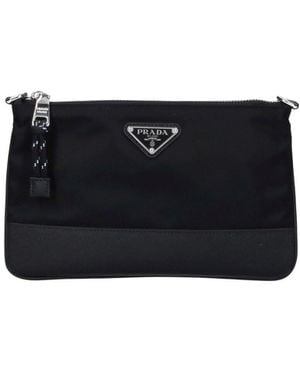 Prada Pouch In "Re-Nylon" - Nero