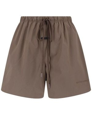 Fear Of God Sport Shorts - Brown