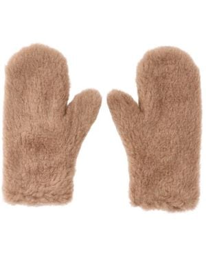 Max Mara Wool And Silk Gloves - White