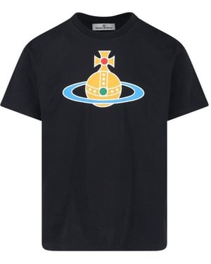 Vivienne Westwood T-Shirt "Orb" - Nero