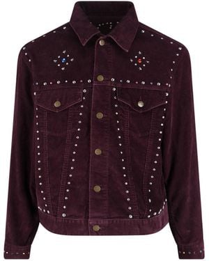 Needles Studs Corduroy Jacket - Purple