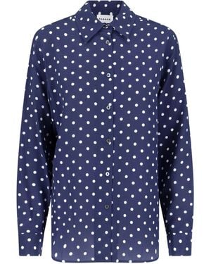 P.A.R.O.S.H. Polka Dot Shirt - Blue