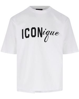DSquared² T-Shirt Logo "Iconique" - White