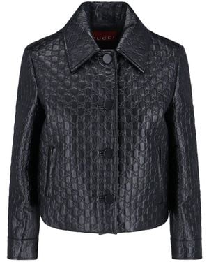 Gucci Lamb Leather Jacket - Black