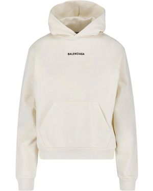 Balenciaga Hoodie “Back” - White