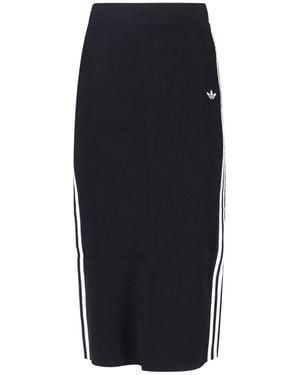 adidas Maxi Logo Skirt - Blue