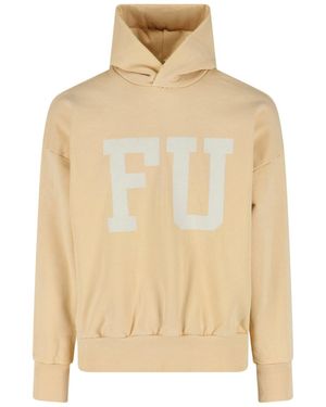 Fear Of God Educate The Young Hoodie, Cotton - Natural