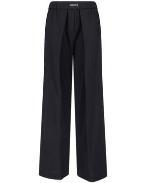 Loewe Wool Trousers - Blue