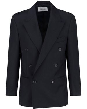 Tonywack Double-Breasted Blazer - Blue