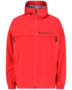 Moncler Apos;S Shipton Hooded Packable Gore-Tex Shell Jacket - Red