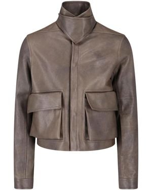 Rick Owens Jacket "Tower Alice" - Brown