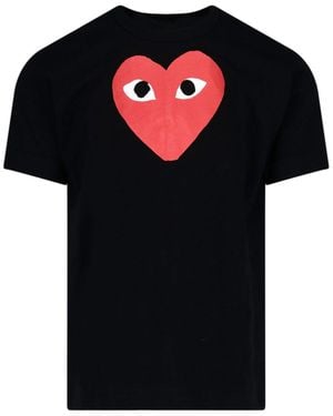 COMME DES GARÇONS PLAY Play Heart Logo T-Shirt - Black