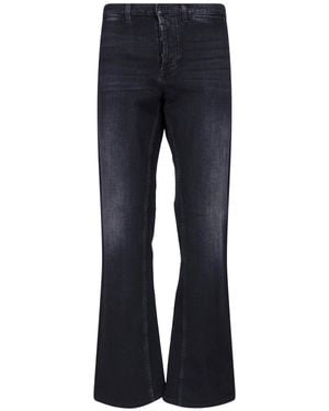 Gucci Flared Jeans "Web" - Blue
