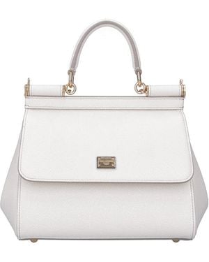 Dolce & Gabbana Small Handbag "Sicily" - White
