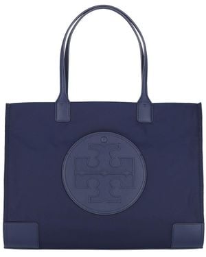 Tory Burch Ella Small Recycled Nylon Tote Bag - Blue