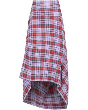 Vivienne Westwood 'Aeroplane' Midi Skirt - White