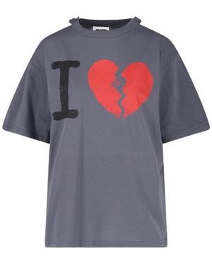 Magliano T-Shirt “I Suffer” - Gray