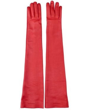 Balenciaga Lambskin Gloves - Red