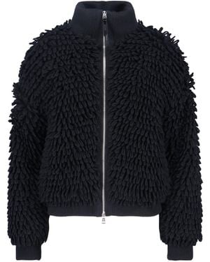 Moncler Genius X Ee72 By Edward Enninful Zip Cardigan - Blue