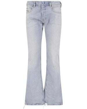 DIESEL Light Bootcut Jeans With Five-Pocket Design - Grey