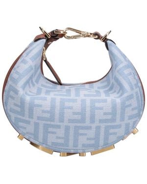 Fendi Mini Hobo Bag "Graphy" - Blue