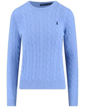 Polo Ralph Lauren Cashmere-Wool Jumper - Blue