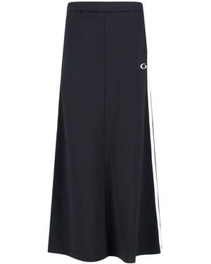 スカート BALENCIAGA SKIRT (807478TLO28 1000) Balenciaga Satin Wrap Skirt - Black | Editorialist