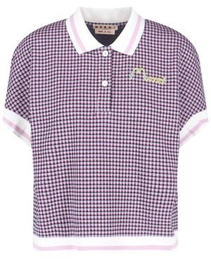 Marni T-Shirts And Polos Viscose - Purple