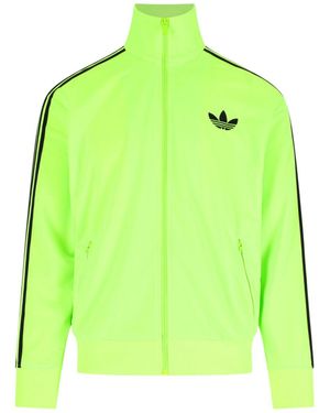 adidas 'Firebird Loose' Zip Sweatshirt - Green
