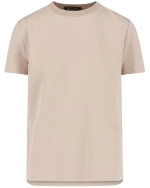 Loro Piana "My-T" T-Shirt - Natural