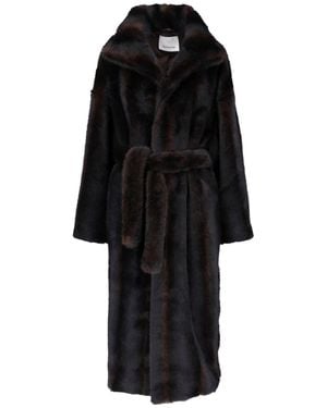 Frankie Shop Maxi Coat “Ravello” - Black