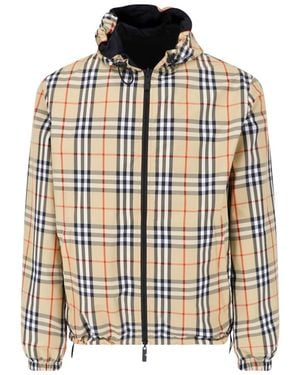 Burberry Reversible Jacket "Newton" - Natural
