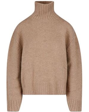 Almala Wool And Cashmere Jumper "Nola" - Natural