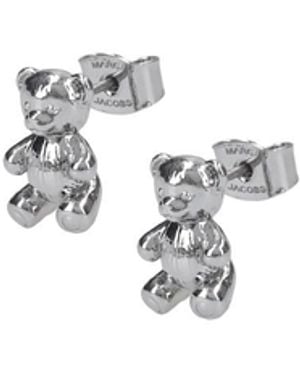 Marc Jacobs Orecchini "The Teddy Bear" - Bianco