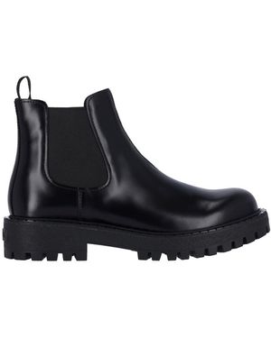 Prada Chealsea Ankle Boots - Black