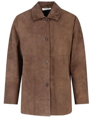 Max Mara Suede Shirt Jacket - Brown