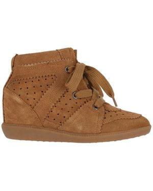 Isabel Marant Bobbie" Wedge Trainers - Brown