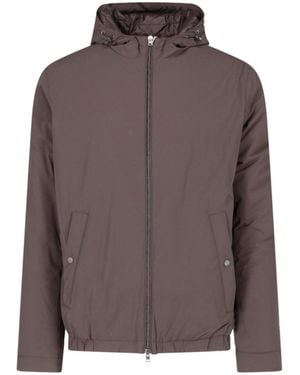 Herno Giacca Cappuccio "Resort" - Marrone